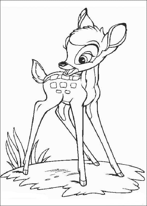 Bambi para Colorir