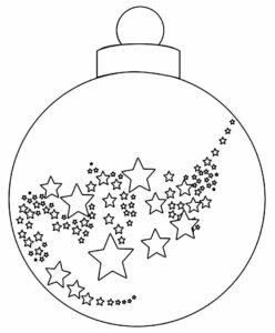 bolas de natal para imprimir e pintar