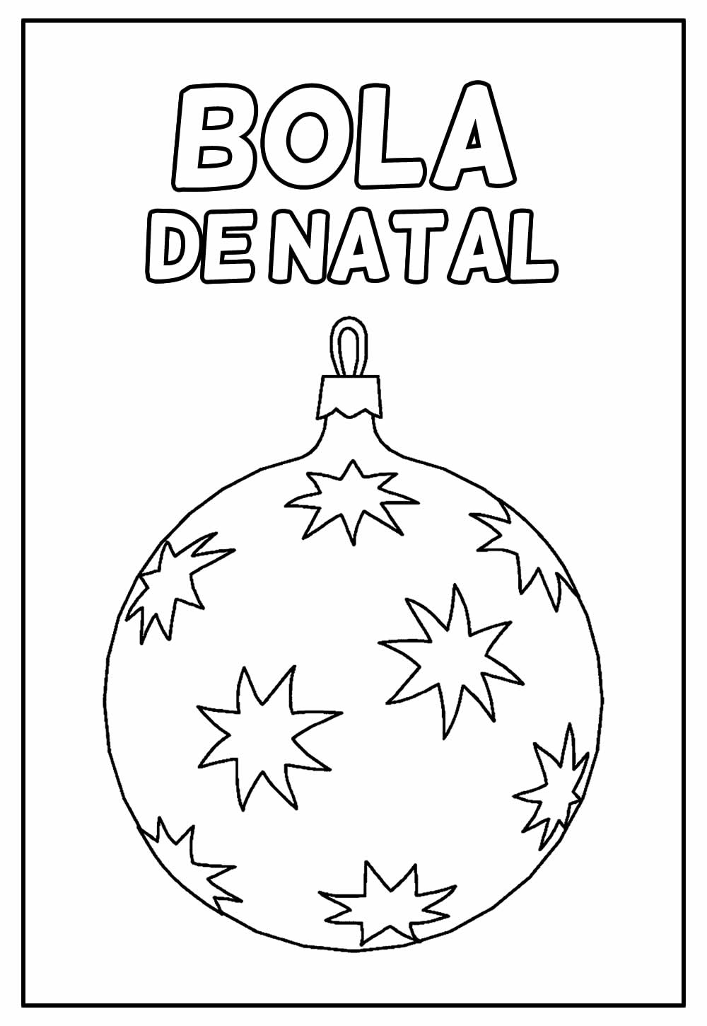 desenhos de bolas de natal para imprimir grátis