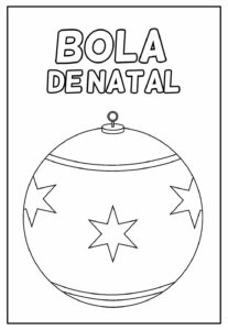 bolas de natal para imprimir e fazer atividades