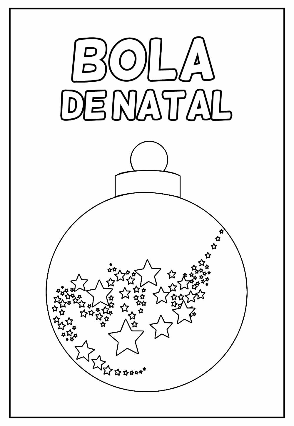 bolas de natal para colorir com detalhes