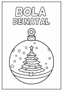 desenhos de bolas de natal com flocos de neve