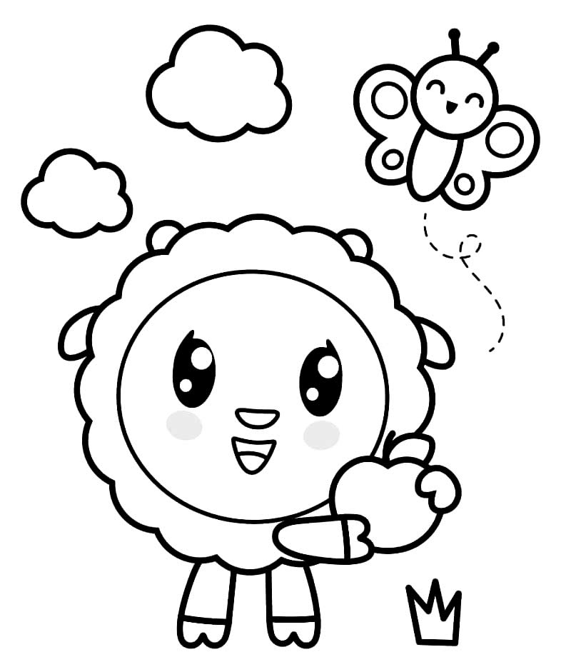 desenhos do Baby Riki para colorir e imprimir gratis