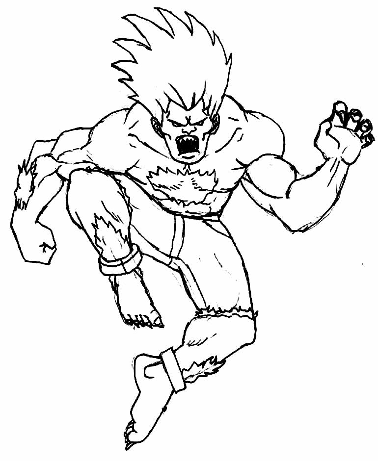 desenhos do blanka para colorir