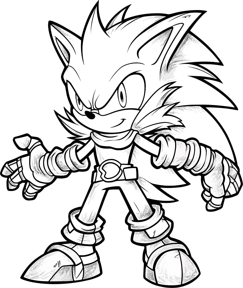 desenhos para pintar sonic gratuitamente