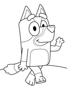 Bluey para Colorir