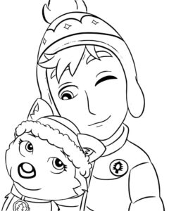 Jake Patrulha Canina para Colorir