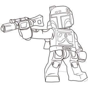 Desenhos de Lego Star Wars para Imprimir e Colorir