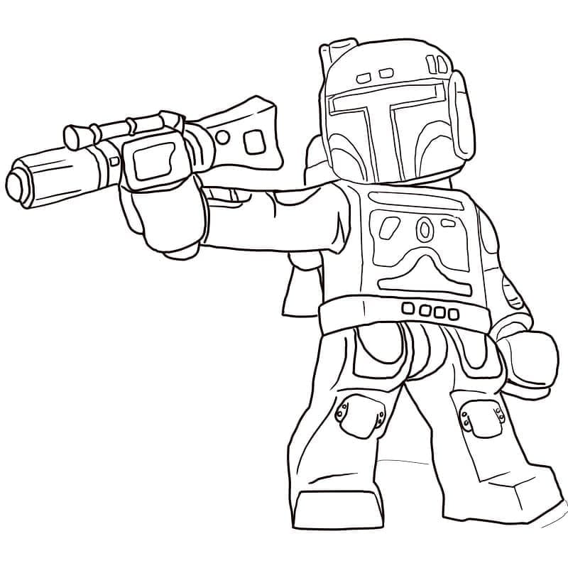 Desenhos de Lego Star Wars para Imprimir e Colorir