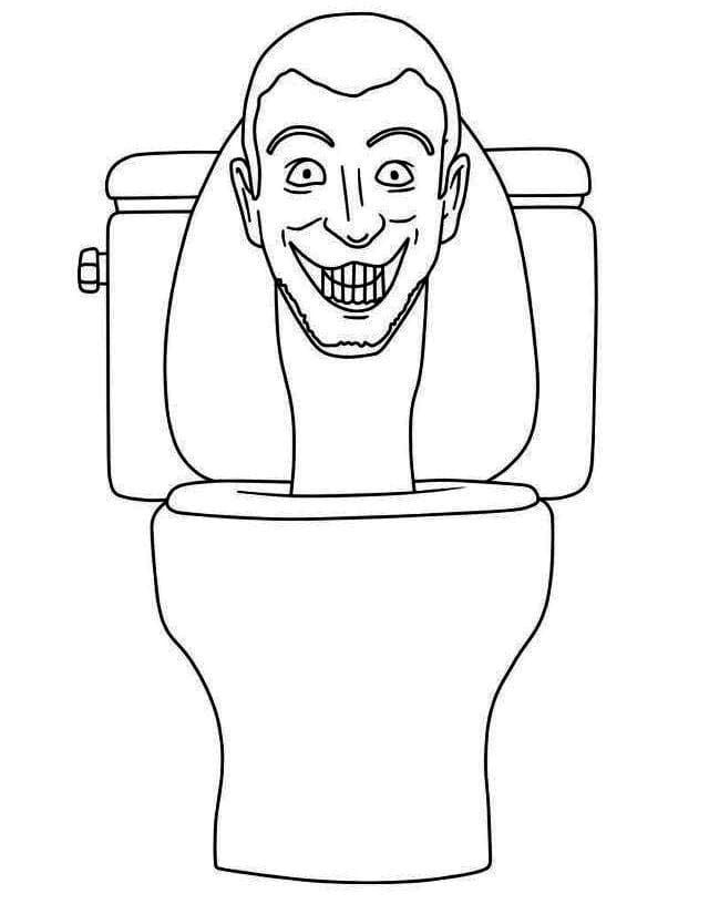 Desenhos de Skibidi Toilet para Colorir