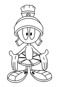 Marvin o Marciano para Colorir