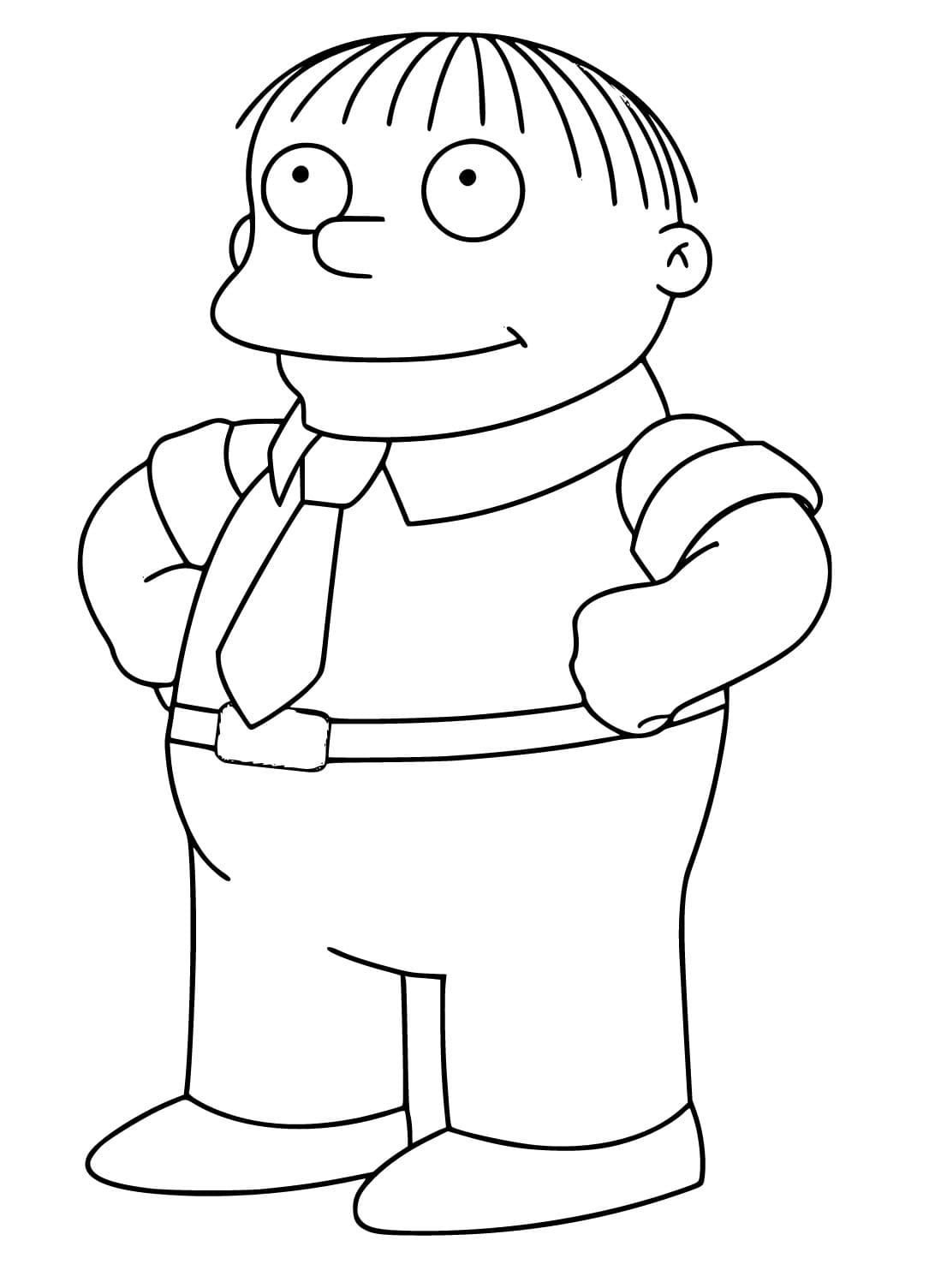 Desenhos de Ralph Wiggum para Imprimir e Colorir