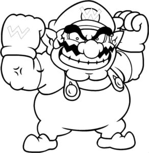 Wario para Colorir