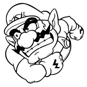 Desenhos de Wario para Imprimir