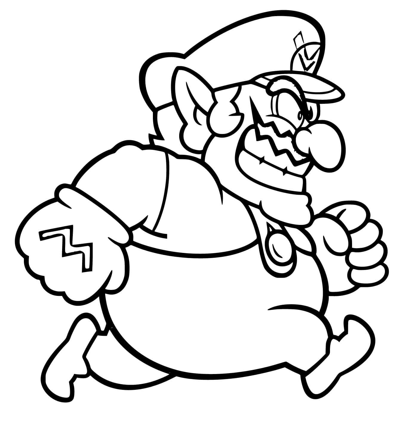 imagens de wario para colorir