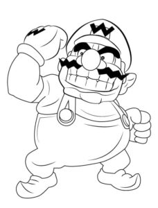 desenhos de wario para pintar