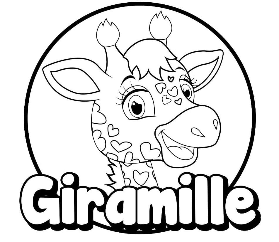 Giramille para colorir