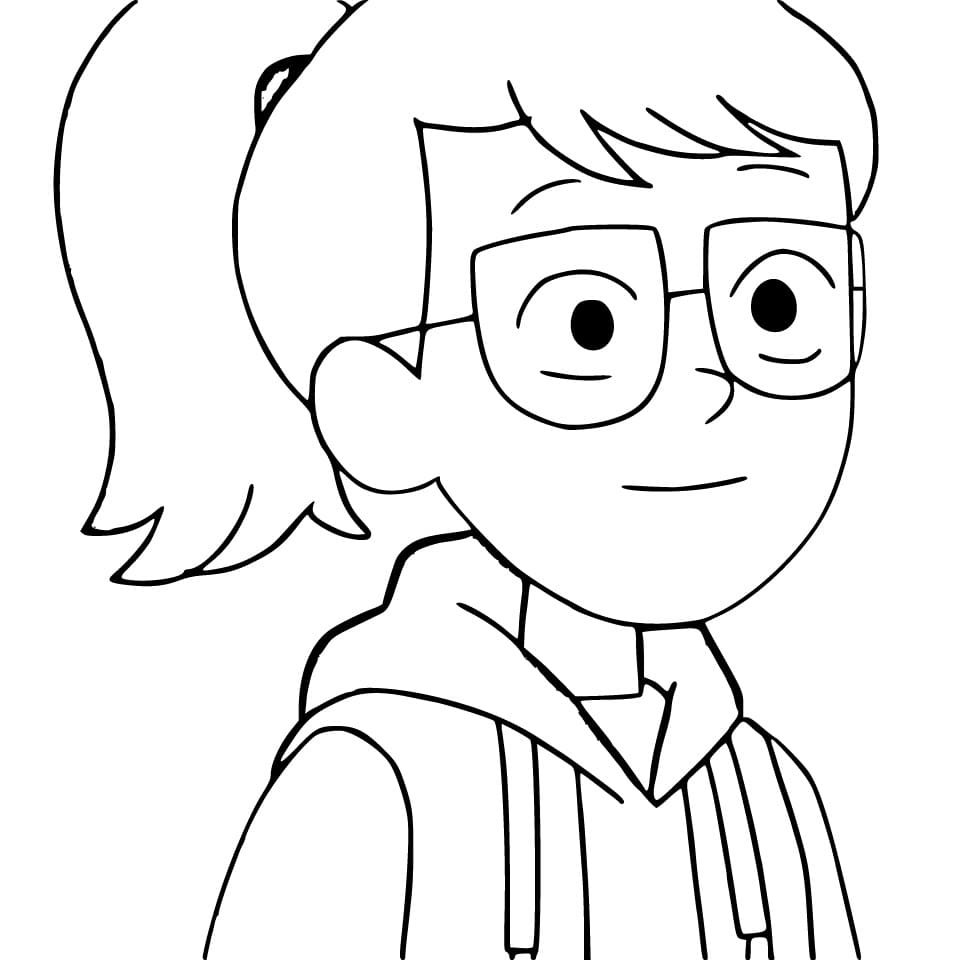 desenho de tulip olsen para colorir