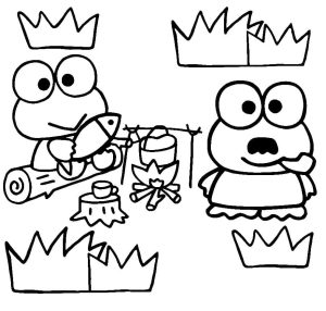 colorir desenhos de keroppi