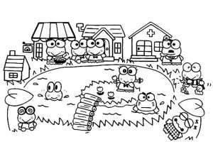 keroppi para imprimir