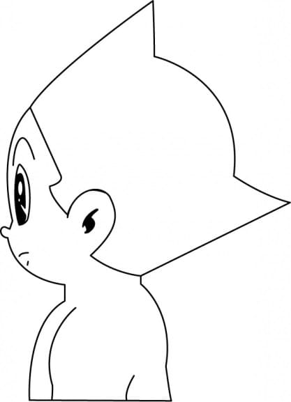 desenho infantil do astro boy para colorir