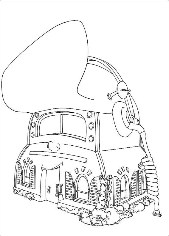 Desenhos imprimível de Adibou para colorir infantil