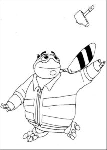 Imagens do Adibou para pintar e imprimir