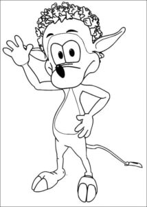 Atividades com Adibou para colorir e imprimir