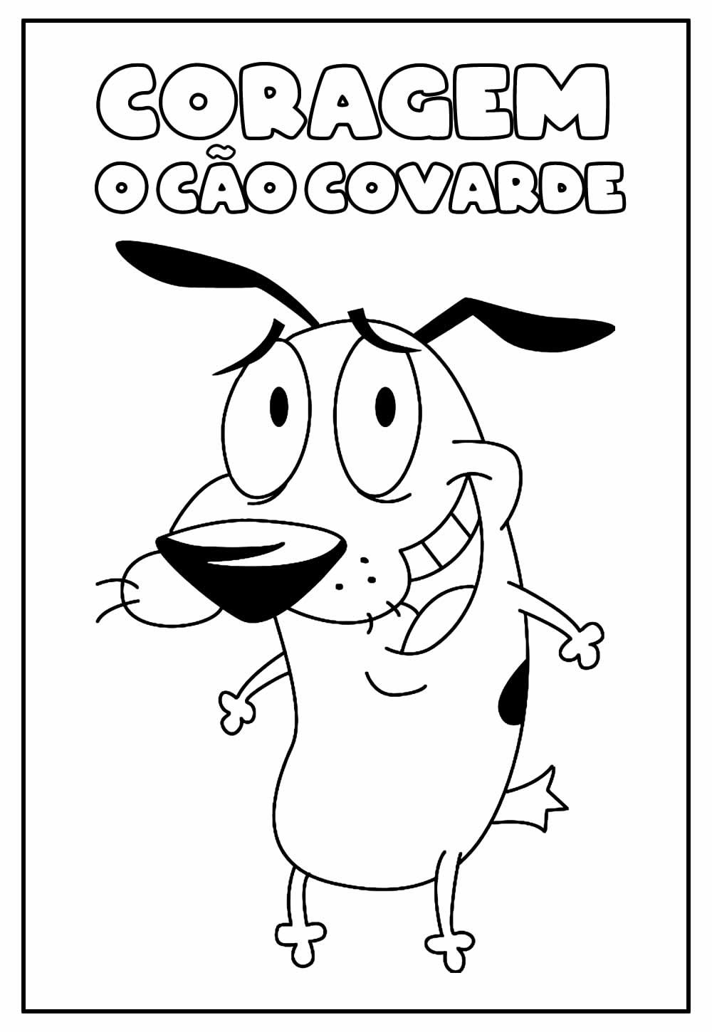 Imagens de Coragem o Cão Covarde para imprimir