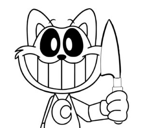 desenho de catnap poppy playtime para colorir