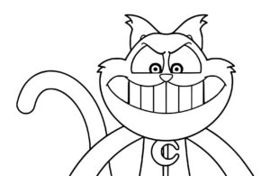 desenho de catnap poppy playtime smiling critters para colorir