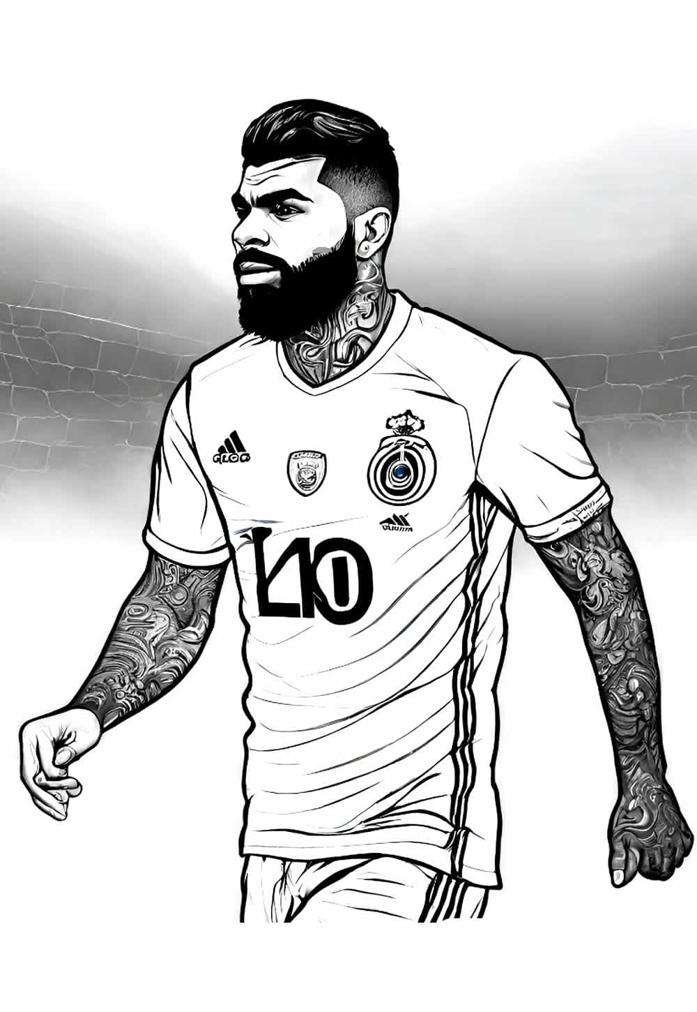 desenho de gabigol incrivel para imprimir e colorir em pdf