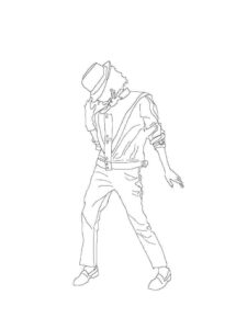 desenho de michael jackson em pdf para imprimir