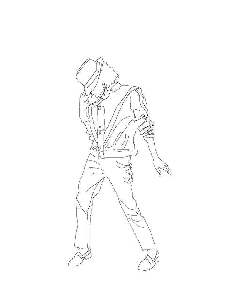 desenho de michael jackson em pdf para imprimir