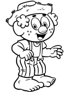 desenho de zé lelé para crianças para imprimir e colorir