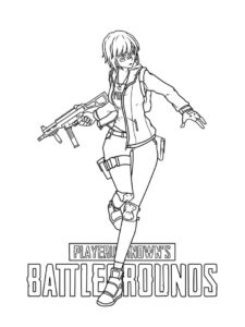 desenho do jogo pubg para imprimir e pintar