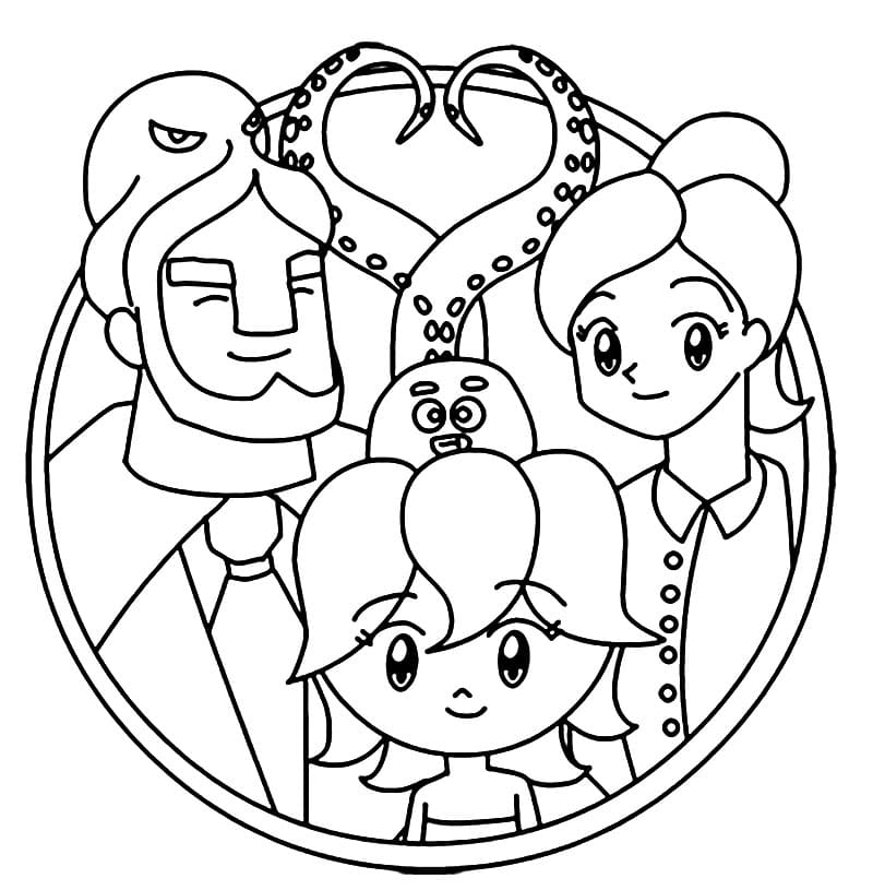 baixar desenho animado princesas do mar para colorir