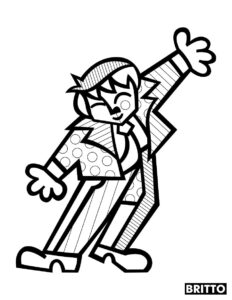 desenhos de romero britto