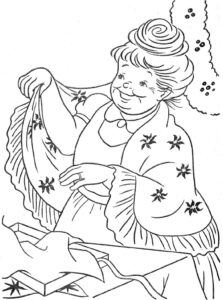imagens de mamãe noel para crianças de 6 ano para colorir