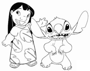 stitch e lilo para imprimir