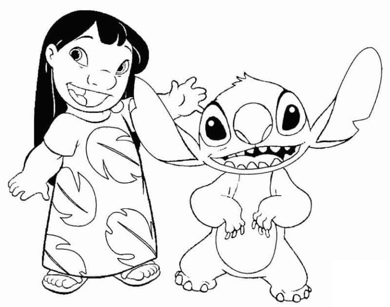 stitch e lilo para imprimir