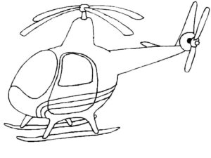 imagens de helicóptero para colorir