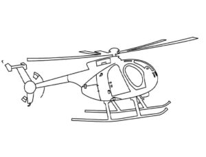 desenho de helicóptero 5 para colorir