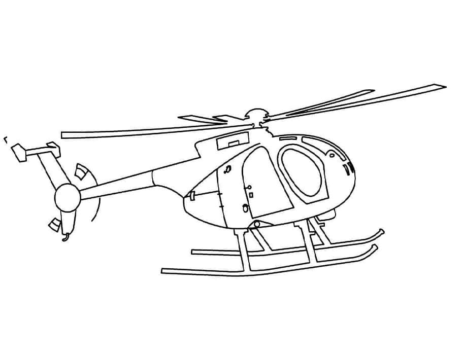 desenho de helicóptero 5 para colorir