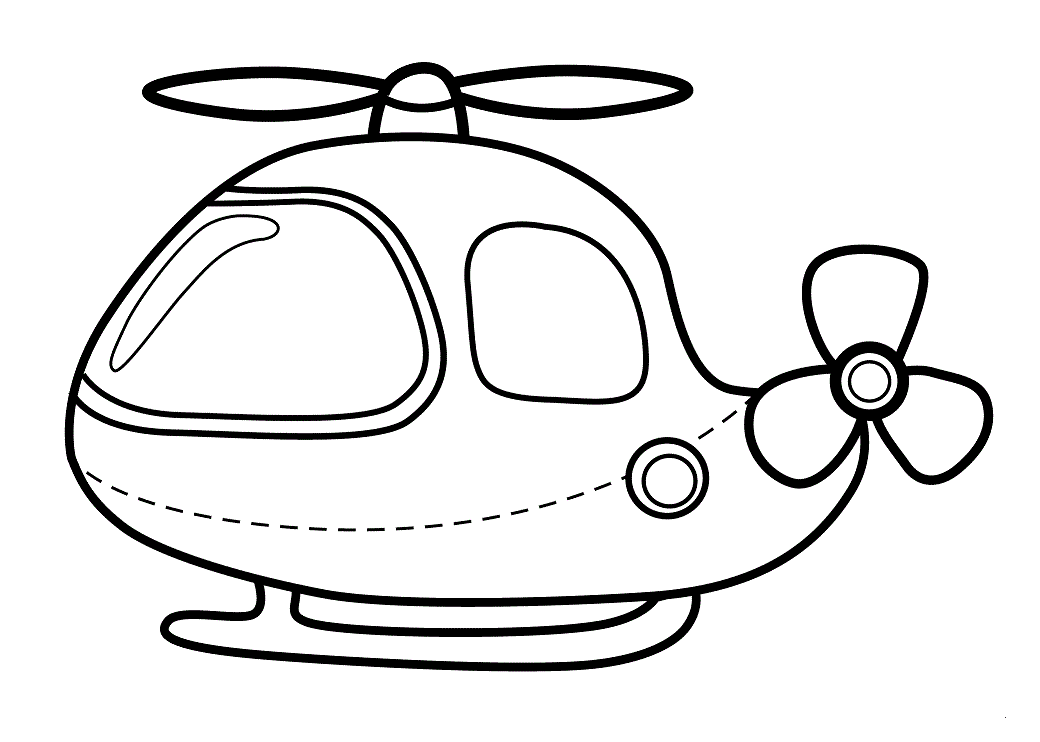 desenho de helicóptero para pintar