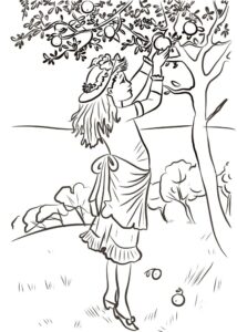 desenho macieira para pintura