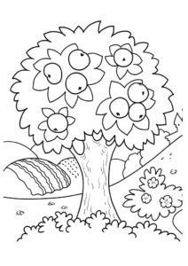 desenho macieira pintar