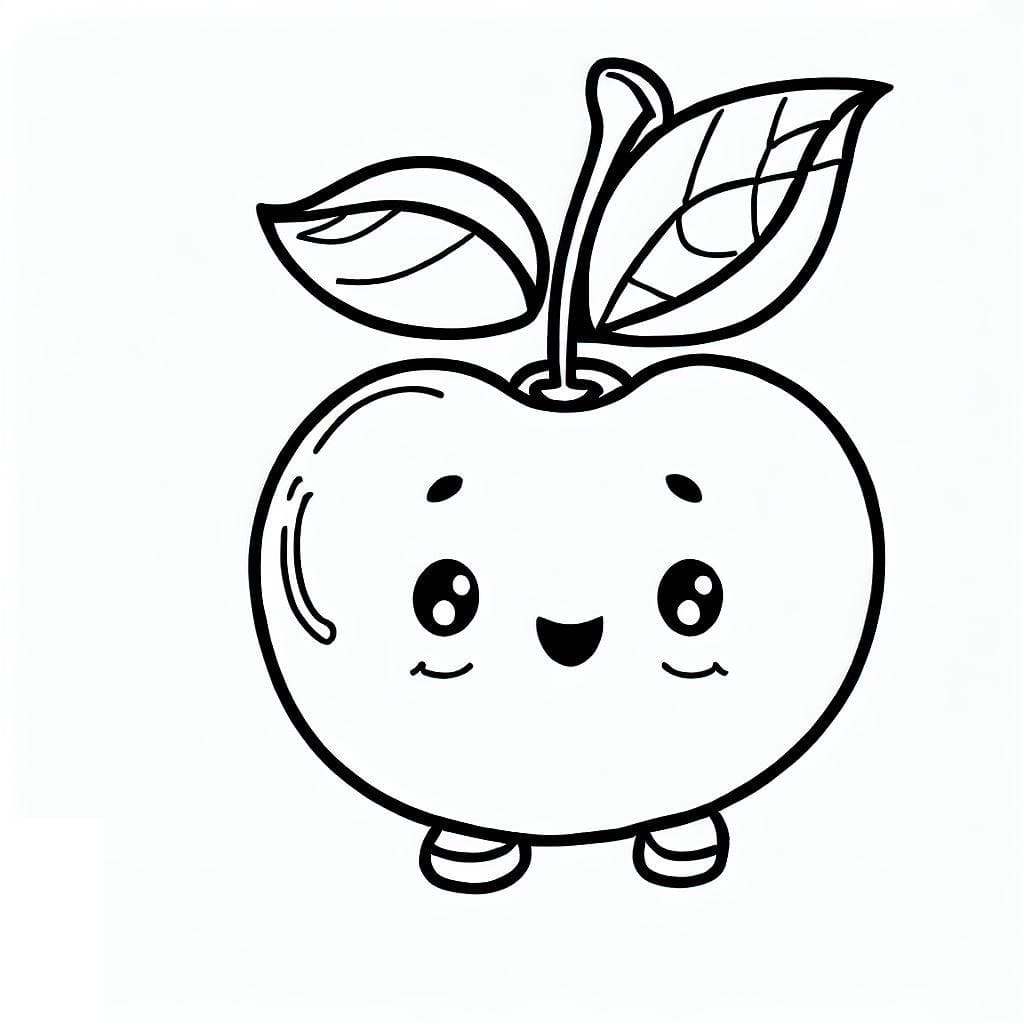 desenhos de adorável acerola para colorir