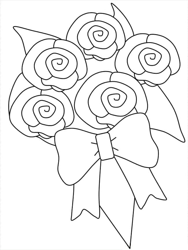 desenhos de flores simples para colorir