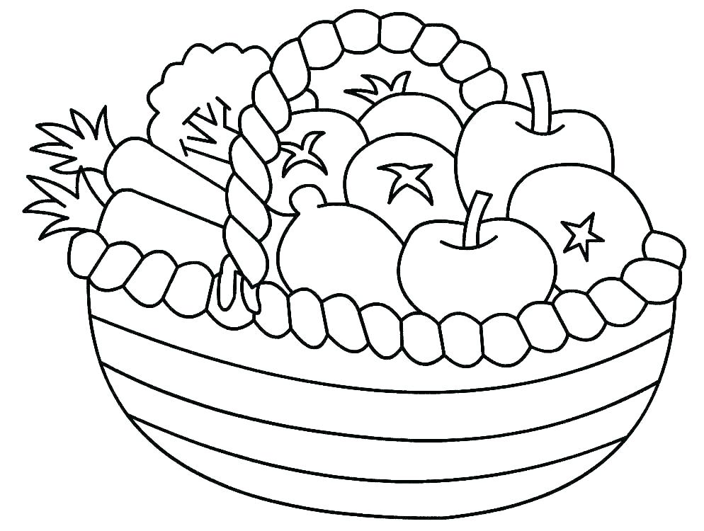 desenhos de legumes para colorir infantil